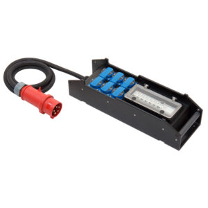 Verteiler 32A/400V - 6x Schuko