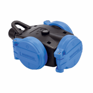 Verteiler Schuko 3-fach mit Spannungsanzeige